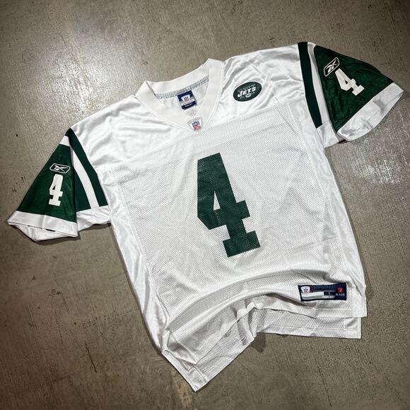 New York Jets Brett Favre Jersey Reebok Large - Picture 2 of 6